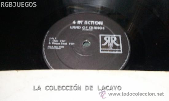 Discos de vinilo: 4 IN ACTION-WINDOF CHANGE - Foto 1