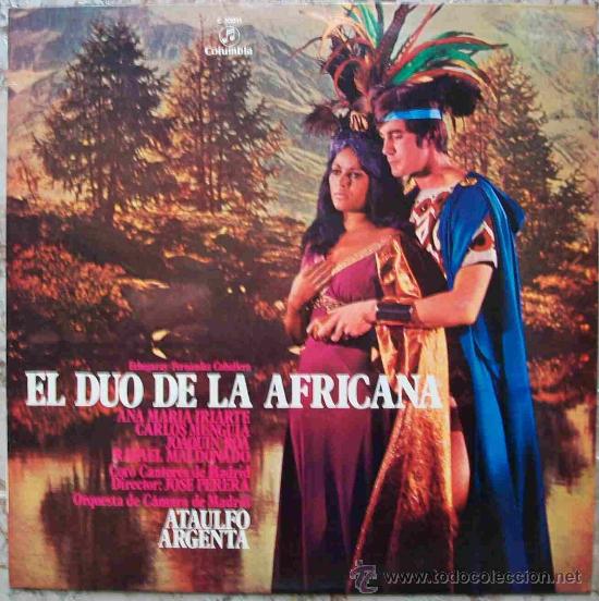 Discos de vinilo: Discos (Zarzuela) El Duo de la Africana - Foto 1