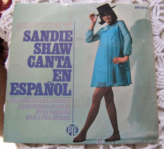Discos de vinilo: Sandie Shaw canta en espa&ntilde;ol single - Foto 1
