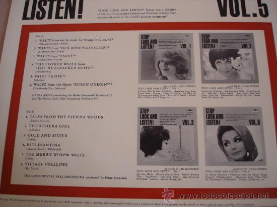 Discos de vinilo: STOP LOOK AND LISTEN, VOL. 5. - Foto 3