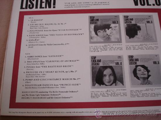 Discos de vinilo: STOP LOOK AND LISTEN, VOL. 6. - Foto 3