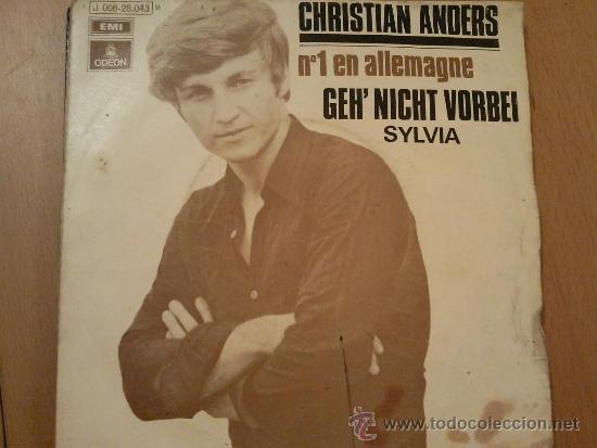Discos de vinilo: CHRISTIAN ANDERS SYLVIA SINGLE 1970 - Foto 1