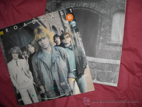 Discos de vinilo: broadcast  LP who&acute;s got the ball 1983  CON ENCARTE ORIGINAL VER FOTO