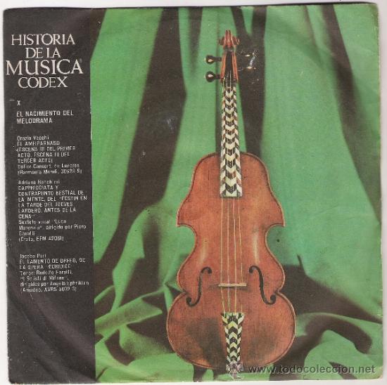 Discos de vinilo: HISTORIA DE LA MUSICA - CODEX - X - Foto 1