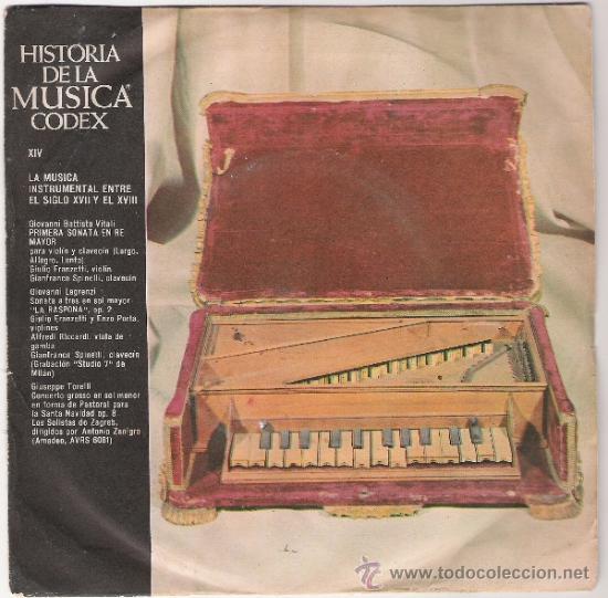 Discos de vinilo: HISTORIA DE LA MUSICA - CODEX - XIV - Foto 1