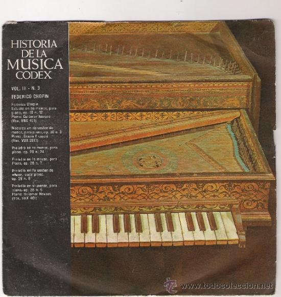 Discos de vinilo: HISTORIA DE LA MUSICA - CODEX -VOL. III N&ordm; 3 - Foto 1