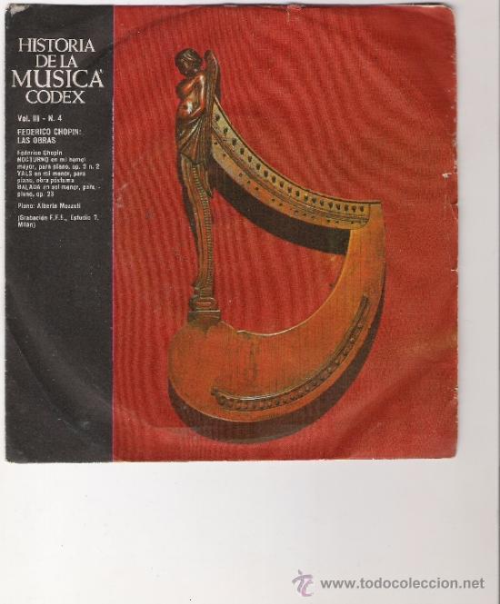 Discos de vinilo: HISTORIA DE LA MUSICA - CODEX -VOL. III N&ordm; 4 - Foto 1
