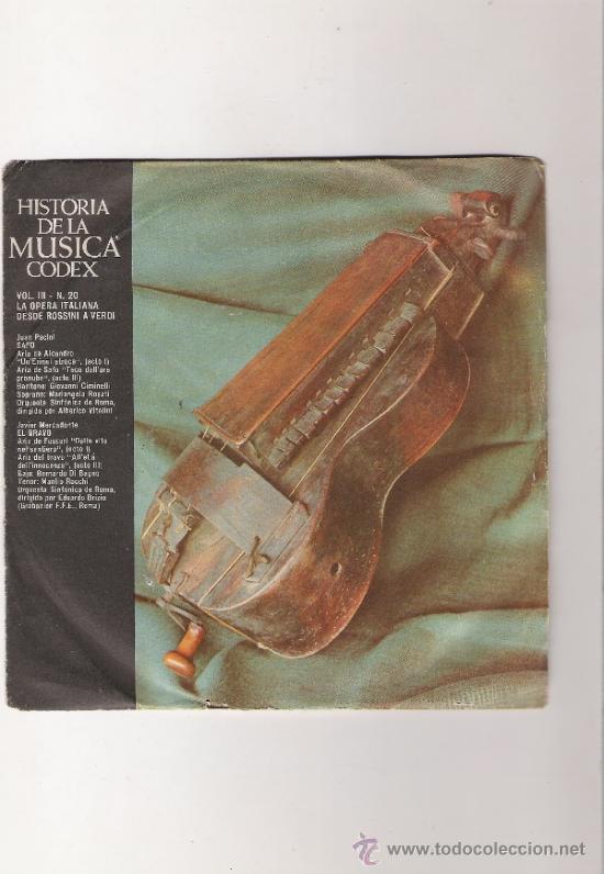 Discos de vinilo: HISTORIA DE LA MUSICA - CODEX -VOL. III N&ordm; 20 - Foto 1