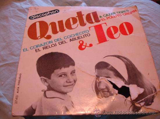 Discos de vinilo: QUETA Y TEO - EL POLLITO CRISPIN 1965 - Foto 1
