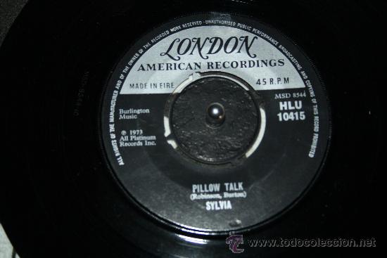 Discos de vinilo: SYLVIA - Pillow talk / My things LONDON - Foto 1