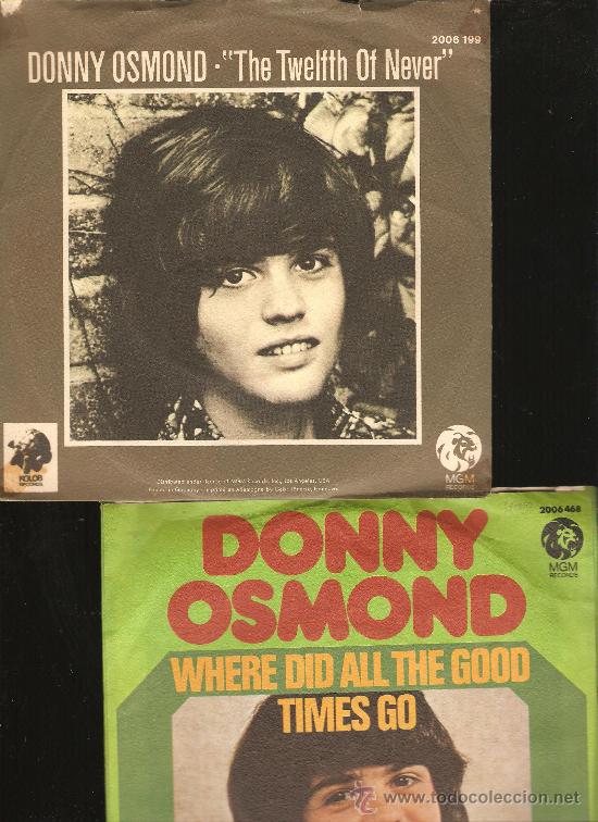 Discos de vinilo: 4 SINGLES DE DONNY OSMOND - Foto 2