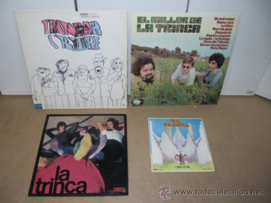 Discos de vinilo: LP Disco vinilo la trinca - Foto 1
