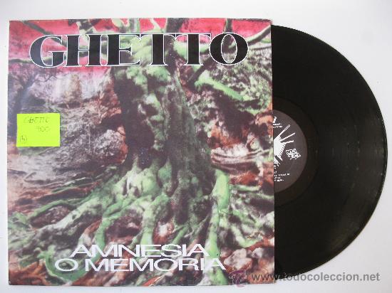 Discos de vinilo: LP - GHETTO - &rdquo;AMNESIA O MEMORIA&rdquo;. - Foto 1