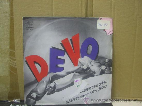 Discos de vinilo: DEVO - SATISFACTION / SLOPPY - EDICION ESPA&Ntilde;OLA - STIFF 1978 - Foto 1