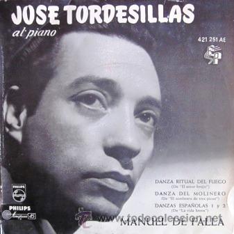 Discos de vinilo: JOSÉ TORDESILLAS - MANUEL DE FALLA - 1963 - Foto 1 - 31721569