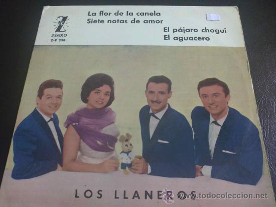 Discos de vinilo: LOS LLANEROS - LA FLOR DE LA CANELA - EP - Foto 1