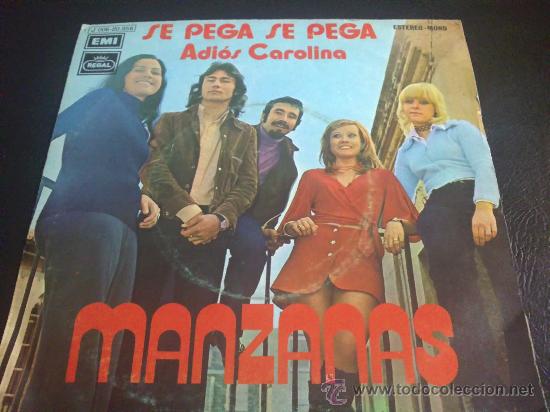 Discos de vinilo: MANZANAS - SE PEGA SE PEGA - SINGLE - Foto 1