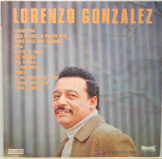 Discos de vinilo: LORENZO GONZALEZ LP 1971 - Foto 1
