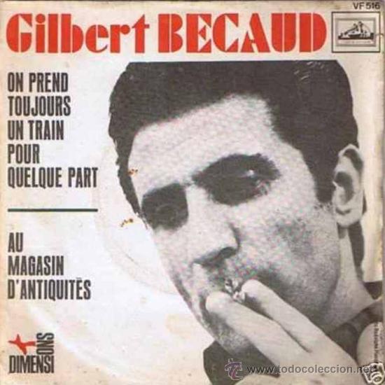 Discos de vinilo: Tres sencillos franceses de Gilbert Becaud - Foto 1