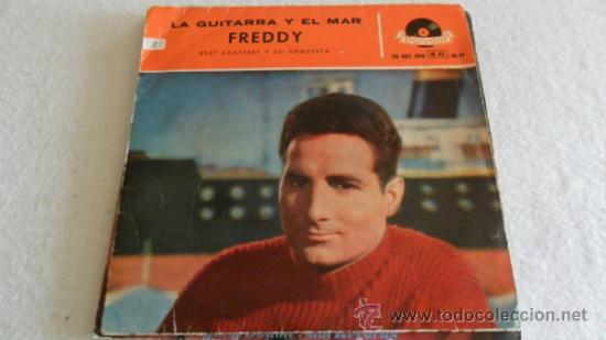 Discos de vinilo: FREDDY - LA GUITARRA Y EL MAR + 3 EP 1959 - Foto 1
