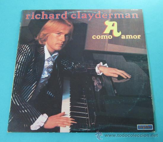 Discos de vinilo: RICHARD CLAYDERMAN. A COMO AMOR. - Foto 1