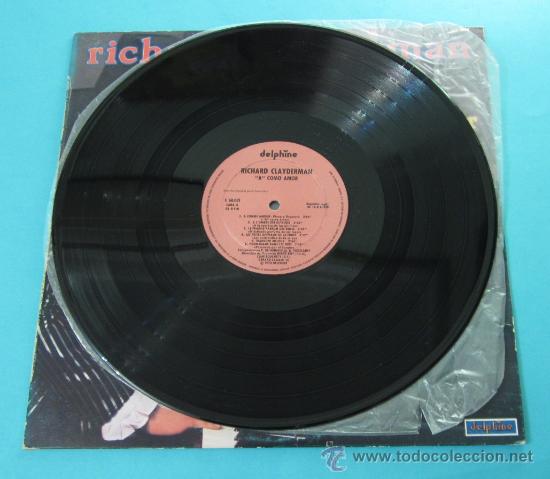 Discos de vinilo: RICHARD CLAYDERMAN. A COMO AMOR. - Foto 3
