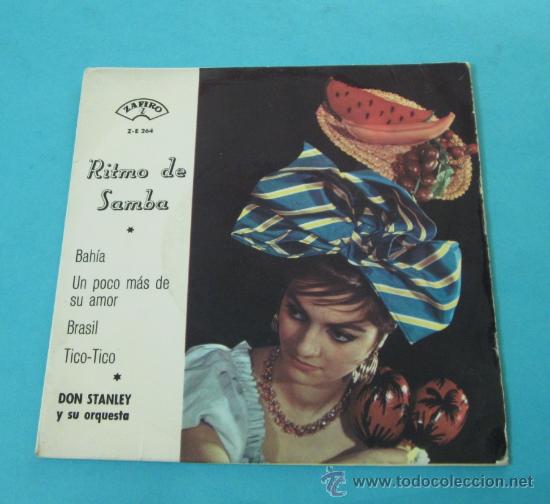 Discos de vinilo: DON STANLEY Y SU ORQUESTA. RITMO DE SAMBA. ZAFIRO - Foto 1
