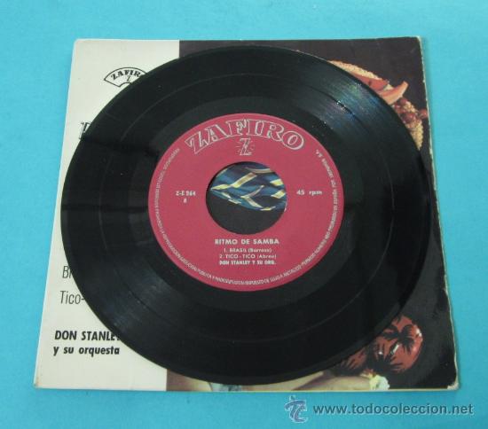 Discos de vinilo: DON STANLEY Y SU ORQUESTA. RITMO DE SAMBA. ZAFIRO - Foto 3