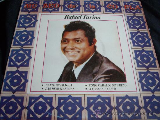 Discos de vinilo: RAFAEL FARINA-MUSEO DE LA COPLA - Foto 1