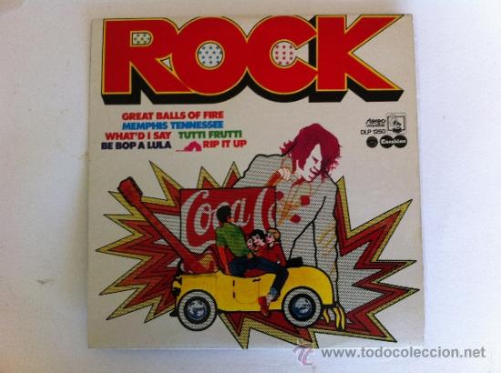 Discos de vinilo: LP ROCK COCA COLA SOLO PORTADA - Foto 1