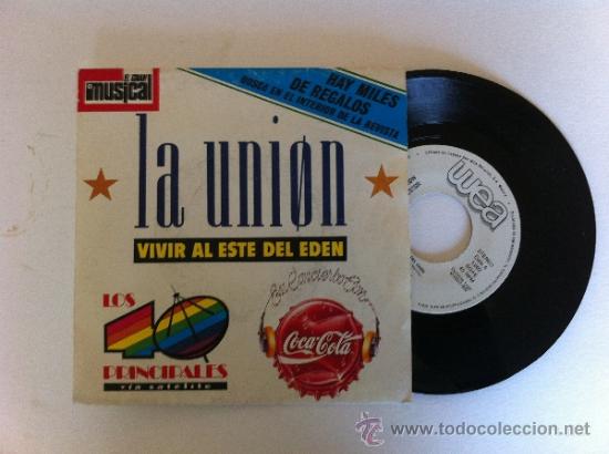 Discos de vinilo: EP LA UNION 40 PRINCIPALES COCA COLA - Foto 1