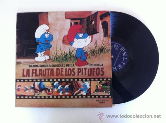 Discos de vinilo: LP LA FLAUTA DE LOS PITUFOS - Foto 1