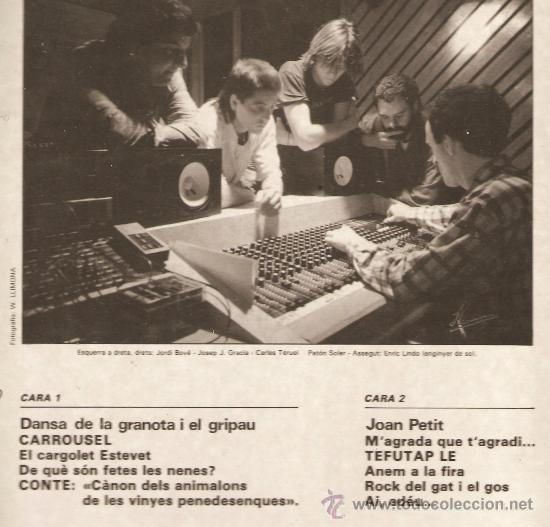 Discos de vinilo: LP ROVELL D&acute;OU : EL CARGOLET ESTEVET - Foto 2