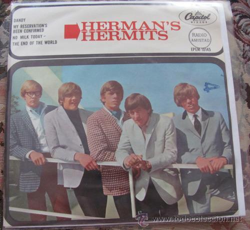 Discos de vinilo: HERMANS HERMITS - DANDY + 3 - EP MEXICANO 1973 - Foto 1
