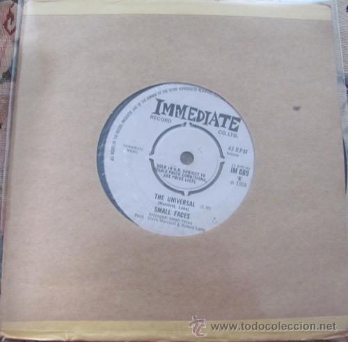 Discos de vinilo: SMALL FACES - THE UNIVERSAL - SINGLE UK 1968 - Foto 1