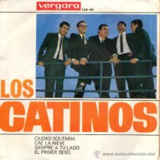 Discos de vinilo: LOS CATINOS - EP VINILO 7' - EDITADO EN ESPAÑA - CAE LA NIEVE + CIUDAD SOLITARIA + 2 - VERGARA 1964