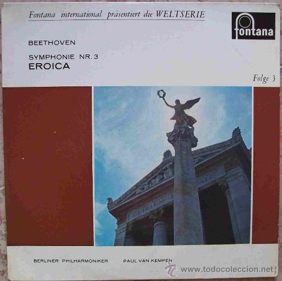 Discos de vinilo: Discos (Beethoven) Sinfonia N&ordm; 3 - Foto 1