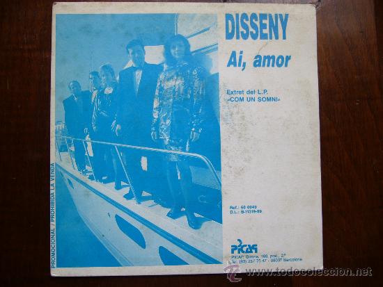 Discos de vinilo: Disseny - Ai, amor - Picap - Promo - Foto 1