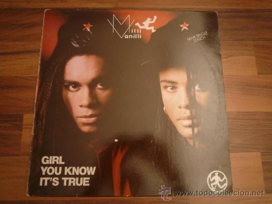 Discos de vinilo: MILLI VANILLI - GIRL YOU KNOW ITS TRUE - Foto 1