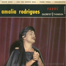Discos de vinilo: AMALIA RODRIGUES EP SELLO DUCRETET THOMSON EDICCIÓN FRANCESA. Lote 31962959