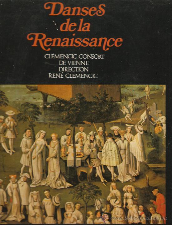 Discos de vinilo: *** LP DANSES DE LA RENAISSANCE ( CLEMENCIC CONSORT DE VIENNE ) - Foto 1