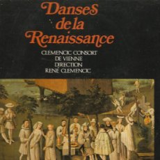 Discos de vinilo: *** LP DANSES DE LA RENAISSANCE ( CLEMENCIC CONSORT DE VIENNE ). Lote 31976284