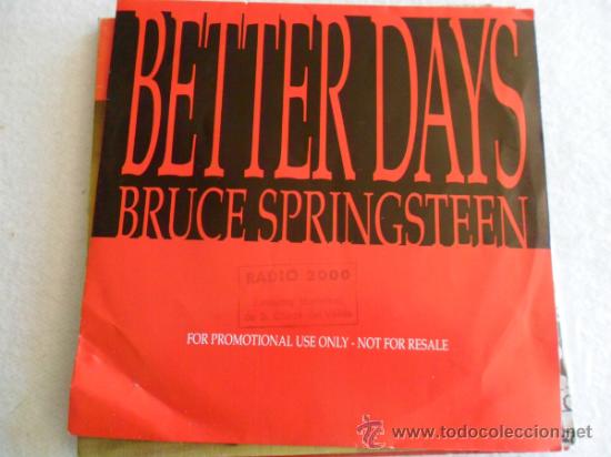 Discos de vinilo: BRUCE PRINGSTEEN - BETTER DAYS SINGLES PROMO 1992 - Foto 1