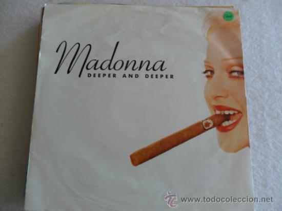 Discos de vinilo: MADONNA - DEEPER AND DEEPER 1992 GERMANY - Foto 1
