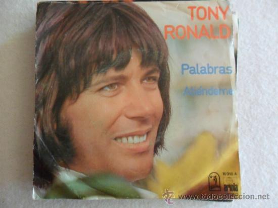 Discos de vinilo: TONY RONALD - PALABRAS 1976 - Foto 1