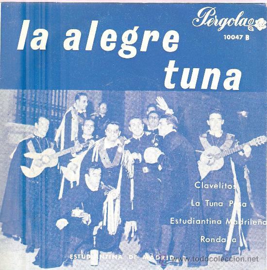 Discos de vinilo: EP ESTUDIANTINA DE MADRID - LA ALEGRE TUNA - Foto 1