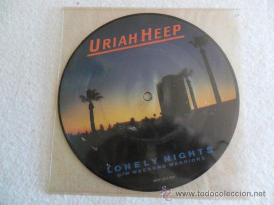 Discos de vinilo: URIAH HEEP - LONELY NIGHTS 1983 PICTURE - Foto 1