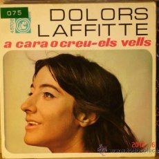 Discos de vinilo: DOLORS LAFFITTE - A CARA O CREU / ELS VELLS - CONCENTRIC 45.708-A - 1968. Lote 32008697