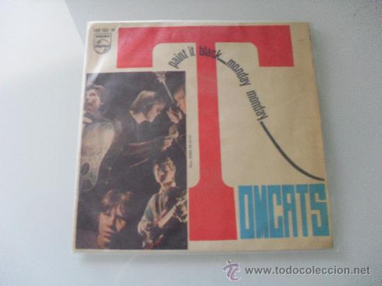 Discos de vinilo: TOMCATS - PAINT IT BLACK / MONDAY MONDAY 1967 - Foto 1