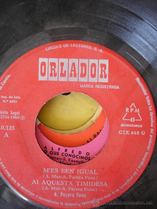 Discos de vinilo: DISCO SORPRESA ORLANDO - Foto 1